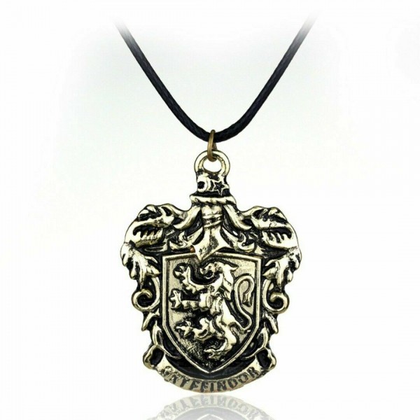 Antike Harry Potter Halskette | Hogwarts Schmuck Anhänger in Bronze